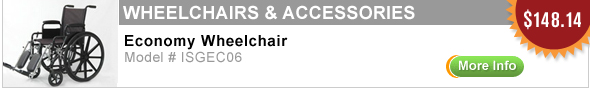 Wheelchairs and Accessories Economy Wheelchair